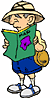 Man reading map