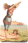 Diving girl