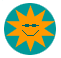 Smiling sun with shades